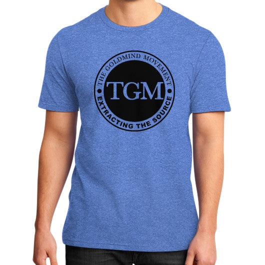 District T-Shirt (on man) Heather blue dipi