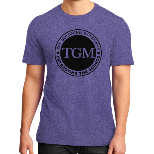District T-Shirt (on man) Heather purple dipi