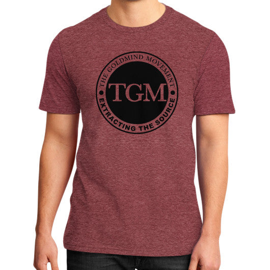 District T-Shirt (on man) Heather red dipi