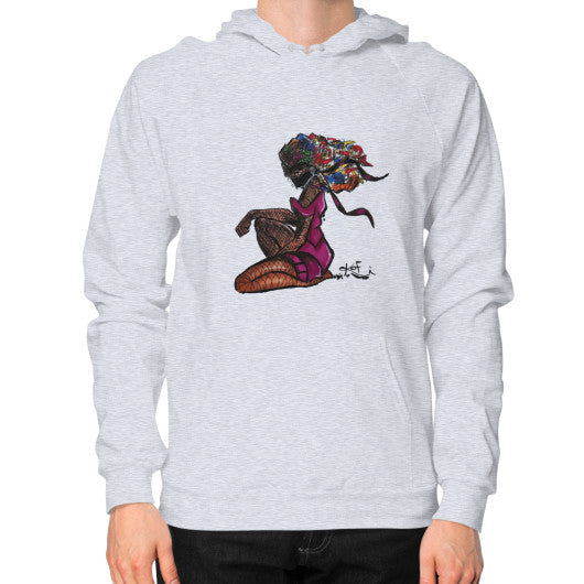 Hoodie (on man) Heather grey - dipi