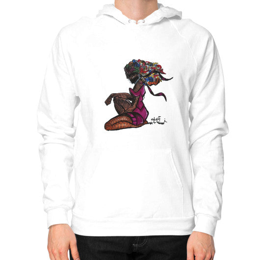 Hoodie (on man) White - dipi