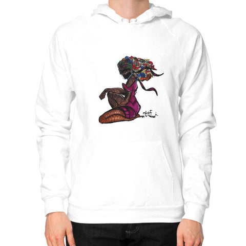 Hoodie (on man) White - dipi