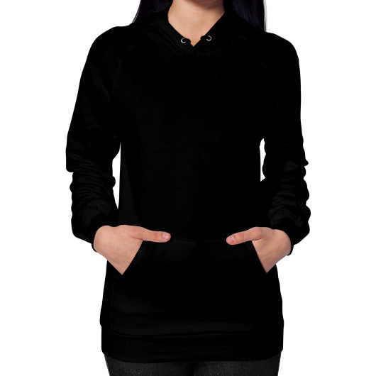 Hoodie (on woman) Black dipi