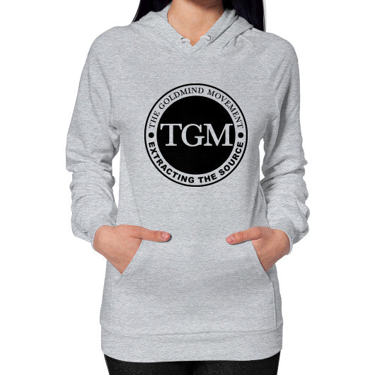 Hoodie (on woman) Heather grey dipi