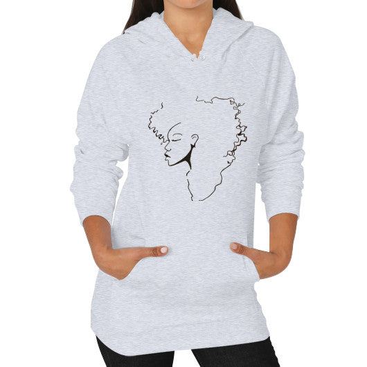 Hoodie (on woman) Heather grey - dipi