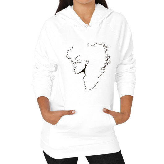 Hoodie (on woman) White - dipi