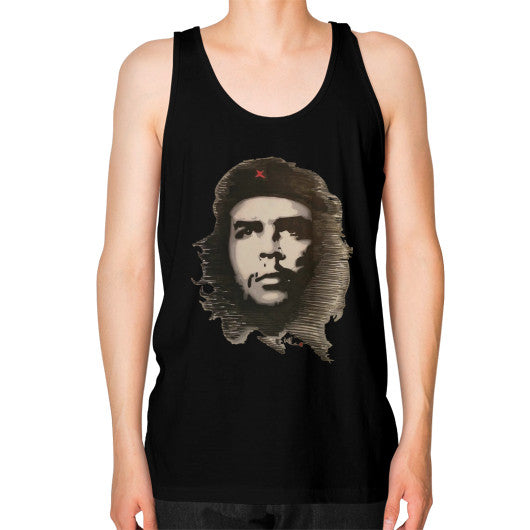 Unisex Fine Jersey Tank (on man) Black - dipi
