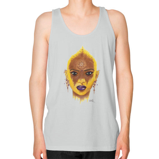 Unisex Fine Jersey Tank (on man) Silver - dipi