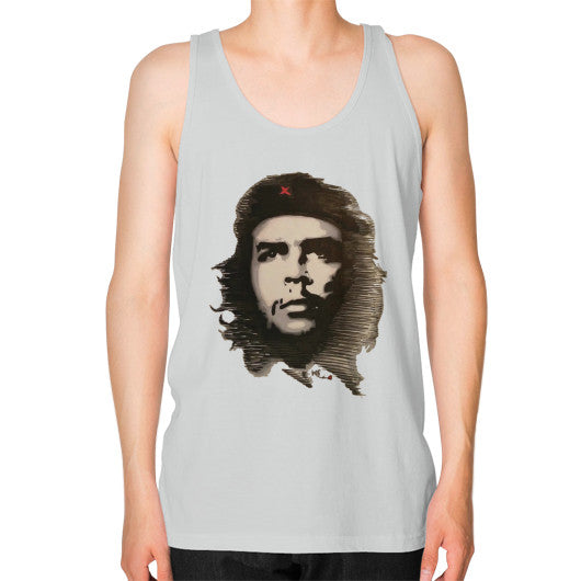 Unisex Fine Jersey Tank (on man) Silver - dipi