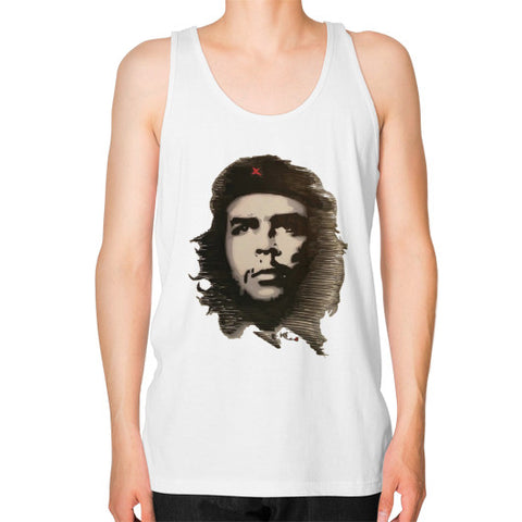 Unisex Fine Jersey Tank (on man) White - dipi