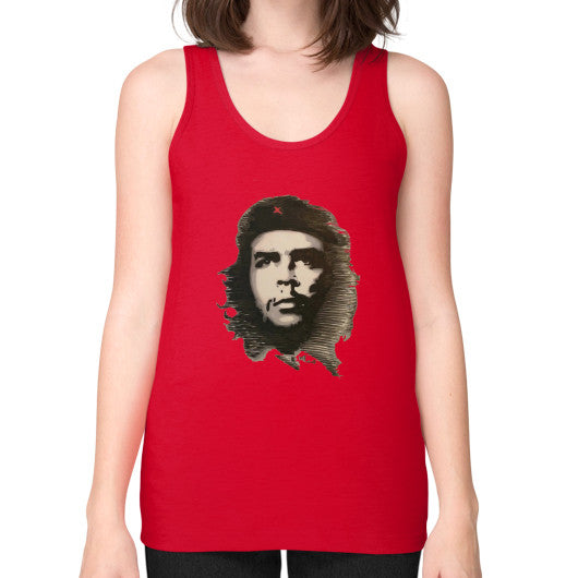 Unisex Fine Jersey Tank (on woman) Red - dipi