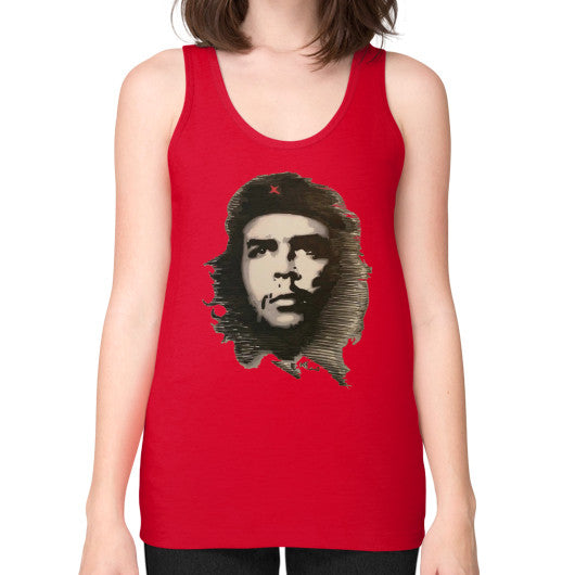 Unisex Fine Jersey Tank (on woman) Red - dipi