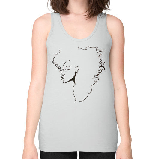 Unisex Fine Jersey Tank (on woman) Silver - dipi