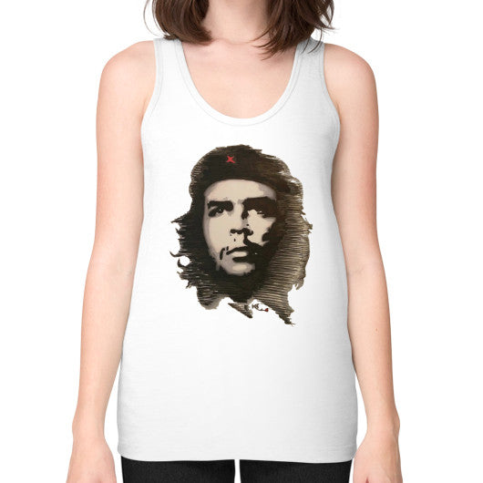 Unisex Fine Jersey Tank (on woman) White - dipi