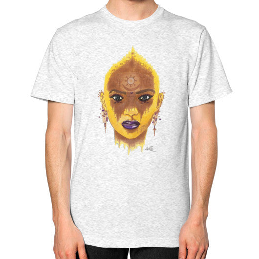 Unisex T-Shirt (on man) Ash grey - dipi