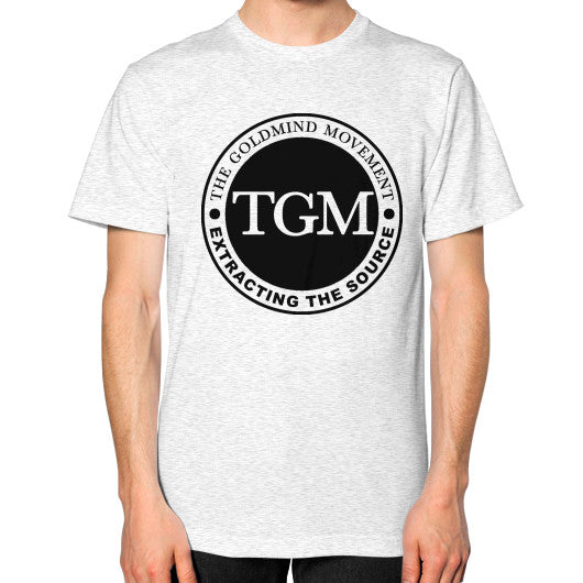 Unisex T-Shirt (on man) Ash grey dipi