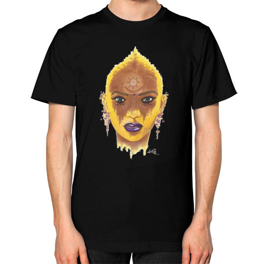 Unisex T-Shirt (on man) Black - dipi