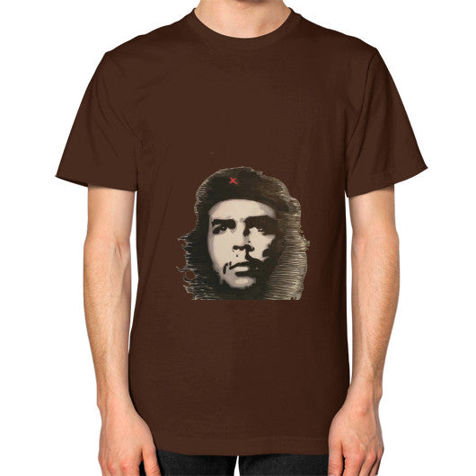Unisex T-Shirt (on man) Brown - dipi