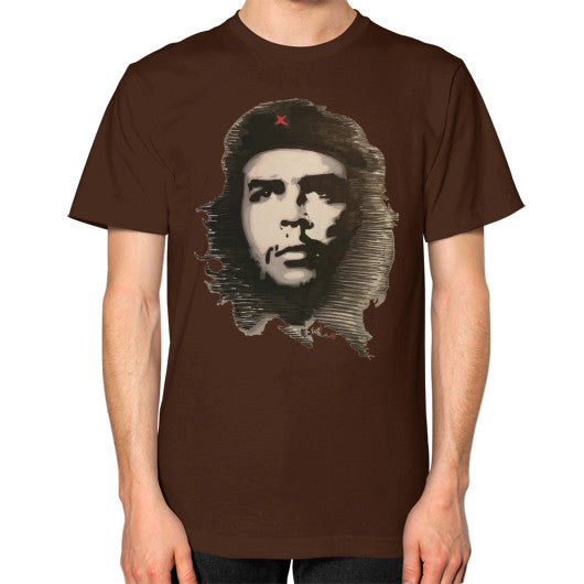 Unisex T-Shirt (on man) Brown - dipi
