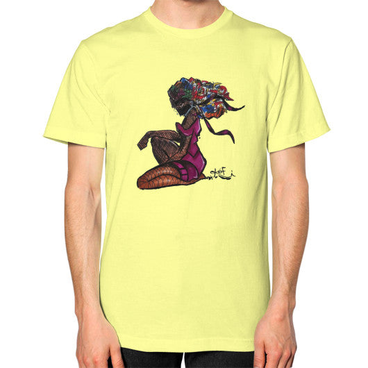 Unisex T-Shirt (on man) Lemon - dipi