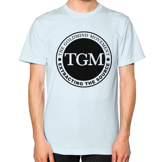 Unisex T-Shirt (on man) Light blue dipi