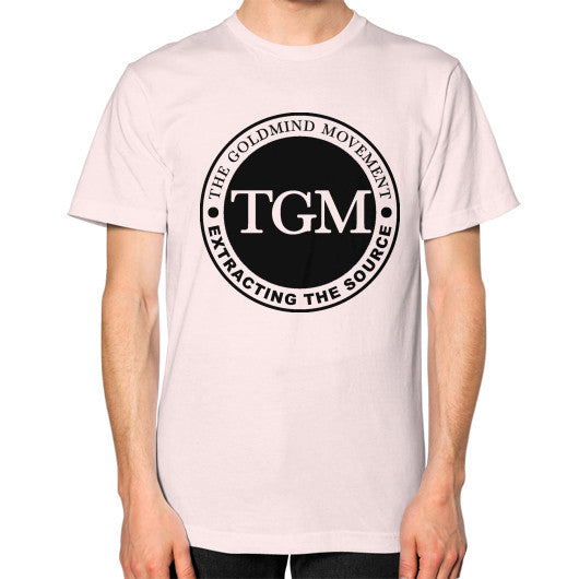 Unisex T-Shirt (on man) Light pink dipi