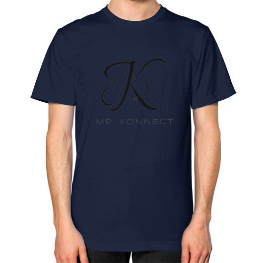 Unisex T-Shirt (on man) Navy dipi