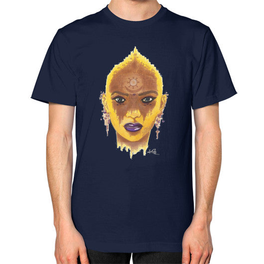 Unisex T-Shirt (on man) Navy - dipi
