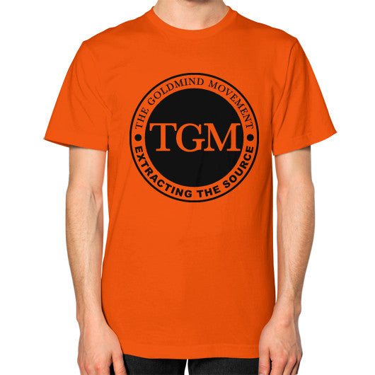 Unisex T-Shirt (on man) Orange dipi