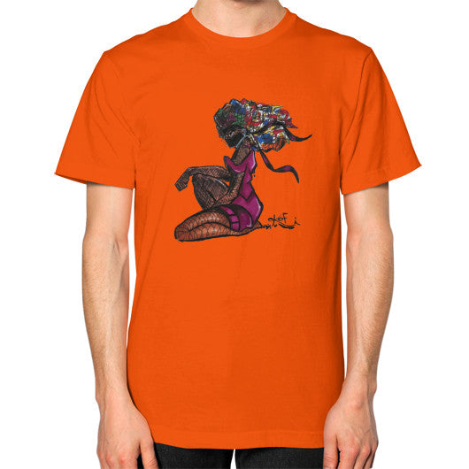 Unisex T-Shirt (on man) Orange - dipi