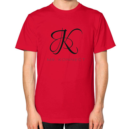 Unisex T-Shirt (on man) Red dipi