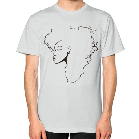Unisex T-Shirt (on man) Silver - dipi