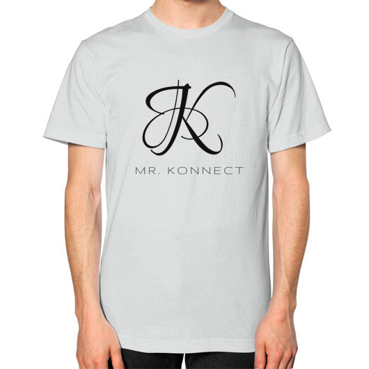 Unisex T-Shirt (on man) Silver dipi