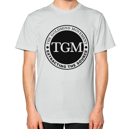 Unisex T-Shirt (on man) Silver dipi