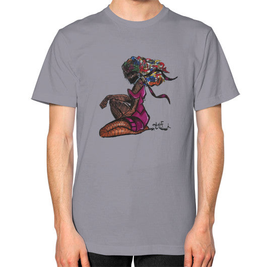 Unisex T-Shirt (on man) Slate - dipi