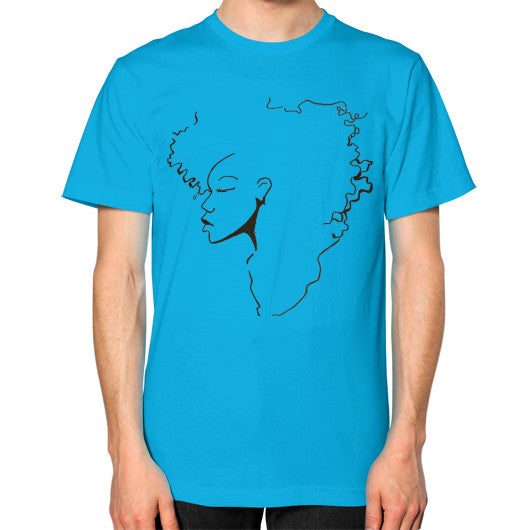 Unisex T-Shirt (on man) Teal - dipi