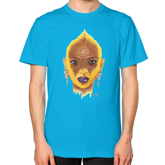 Unisex T-Shirt (on man) Teal - dipi