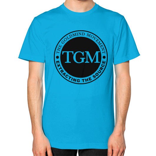 Unisex T-Shirt (on man) Teal dipi