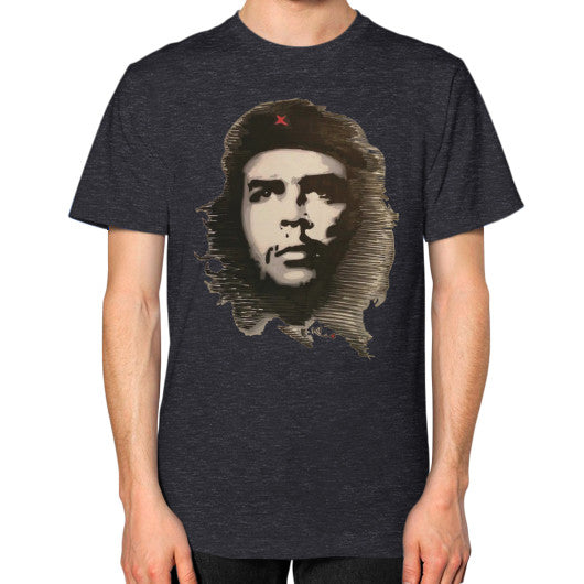 Unisex T-Shirt (on man) Tri-Blend Black - dipi