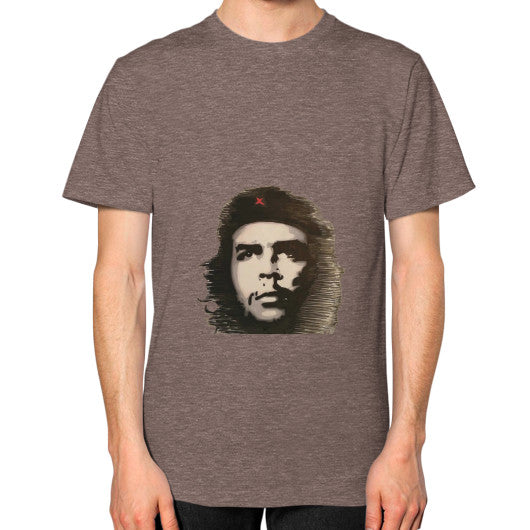 Unisex T-Shirt (on man) Tri-Blend Coffee - dipi