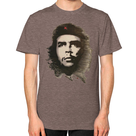 Unisex T-Shirt (on man) Tri-Blend Coffee - dipi