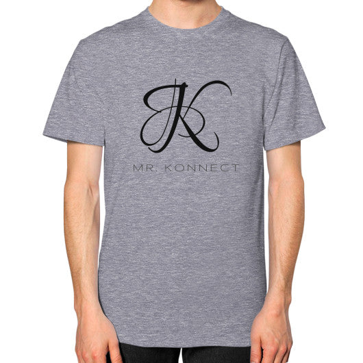 Unisex T-Shirt (on man) Tri-Blend Grey dipi