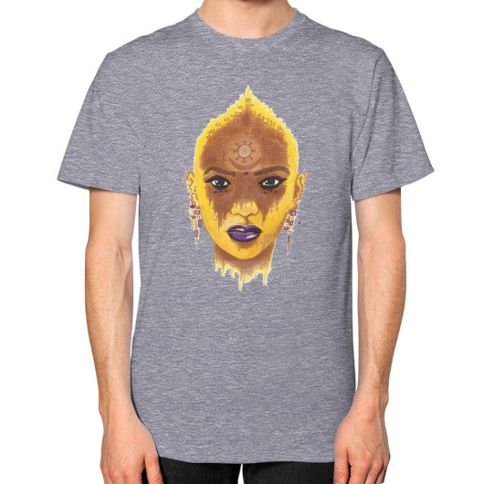 Unisex T-Shirt (on man) Tri-Blend Grey - dipi