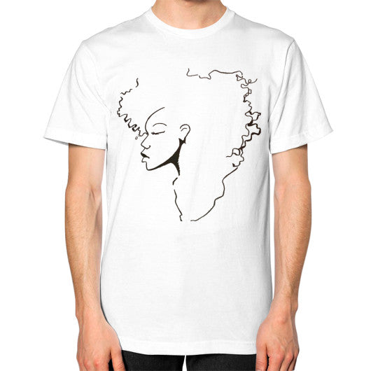 Unisex T-Shirt (on man) White - dipi