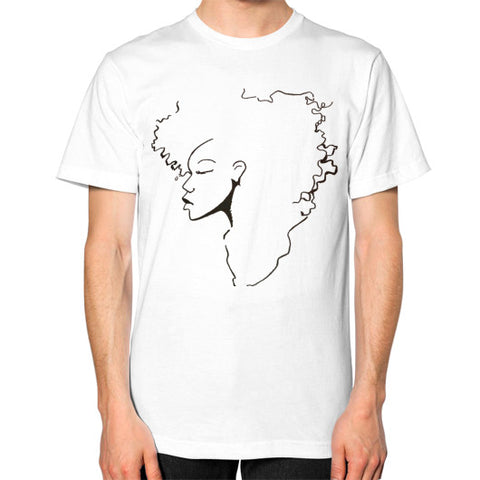 Unisex T-Shirt (on man) White - dipi