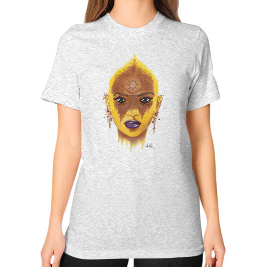 Unisex T-Shirt (on woman) Ash grey - dipi