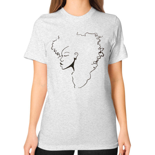 Unisex T-Shirt (on woman) Ash grey - dipi