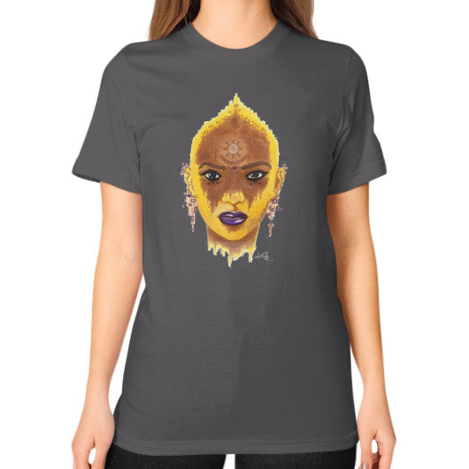 Unisex T-Shirt (on woman) Asphalt - dipi