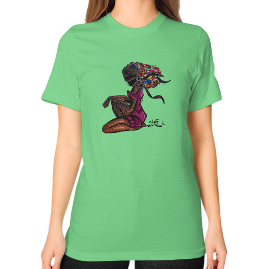 Unisex T-Shirt (on woman) Grass - dipi