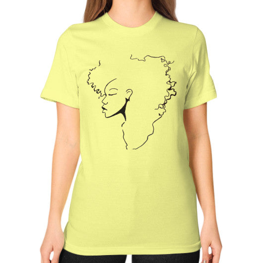 Unisex T-Shirt (on woman) Lemon - dipi
